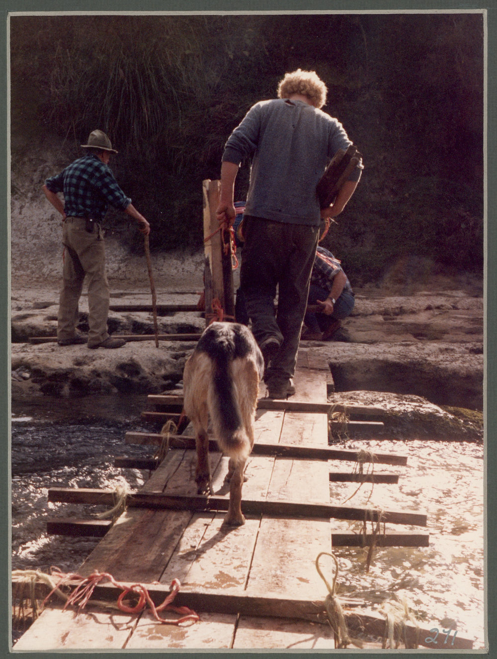 Eddie Hasler &amp; Grandson Darryl Hassler, Coopers Crossing Douglas Nth Rd