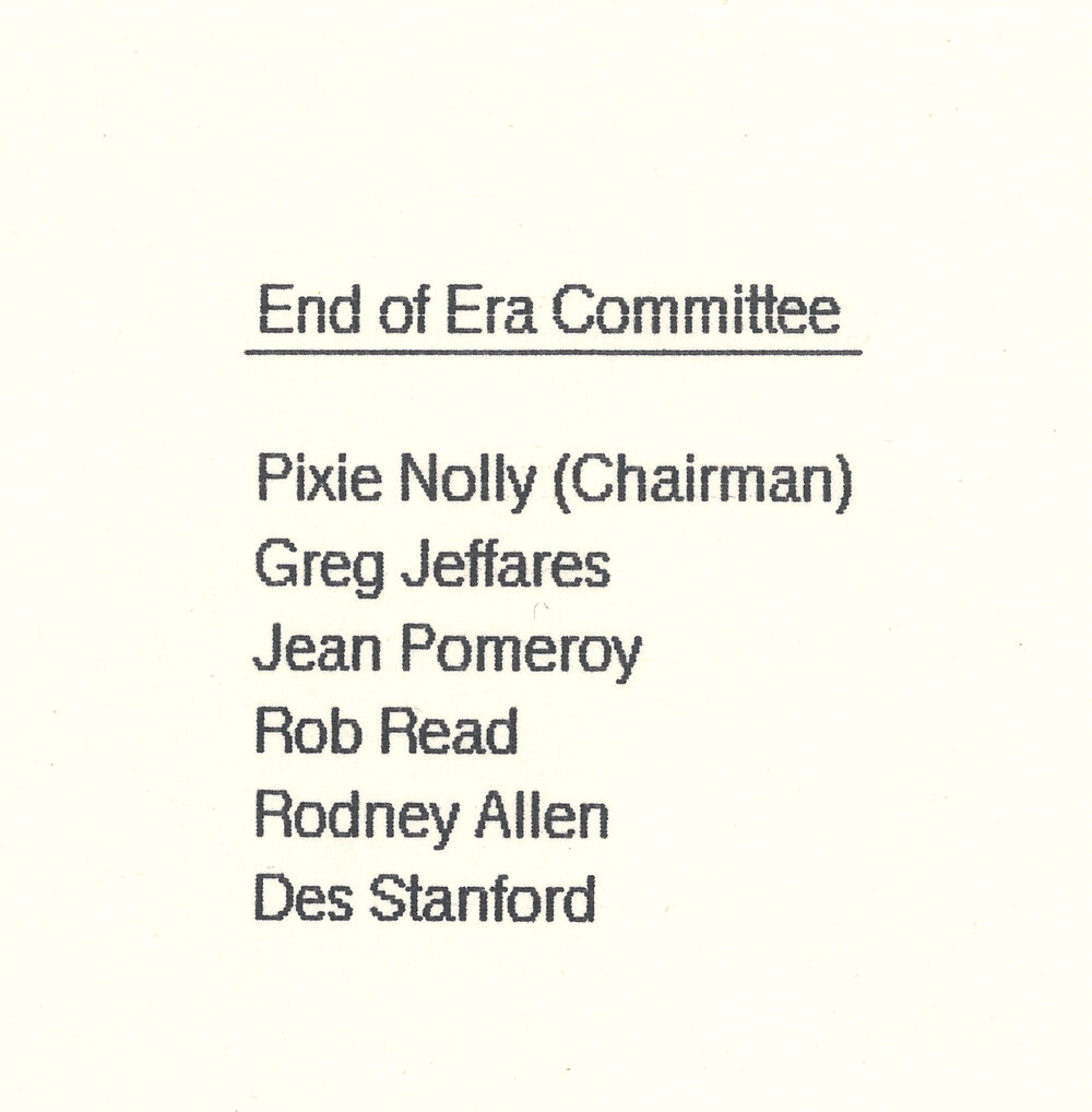 Stratford County Council End of Era Evening 1988