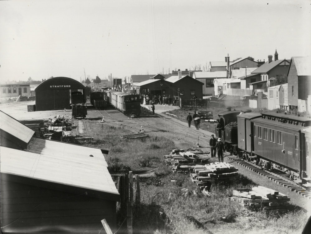 Stratford railway station and yards, around 1903