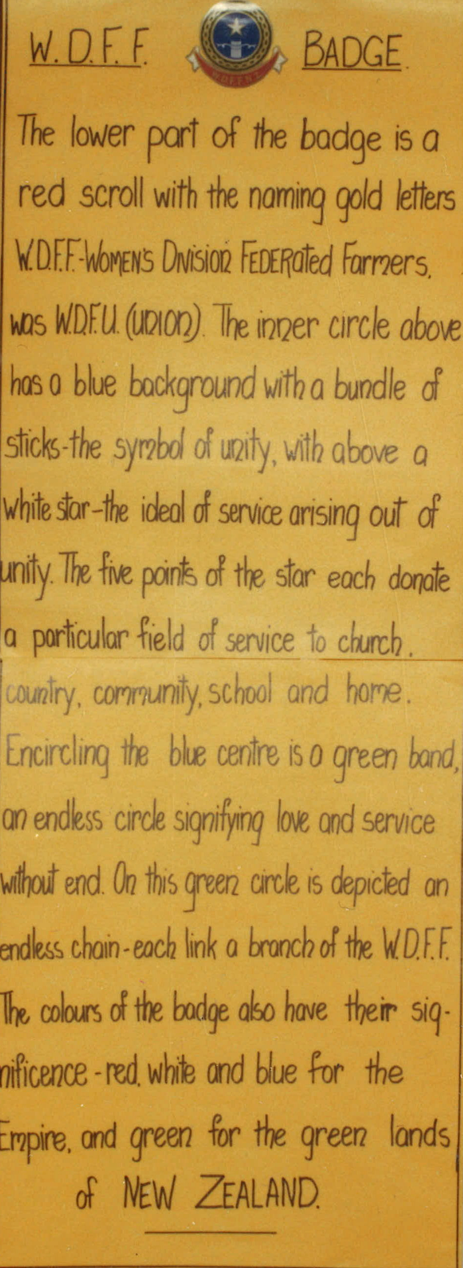 Central Taranaki WDFF Golden Jubilee 08 April 1983