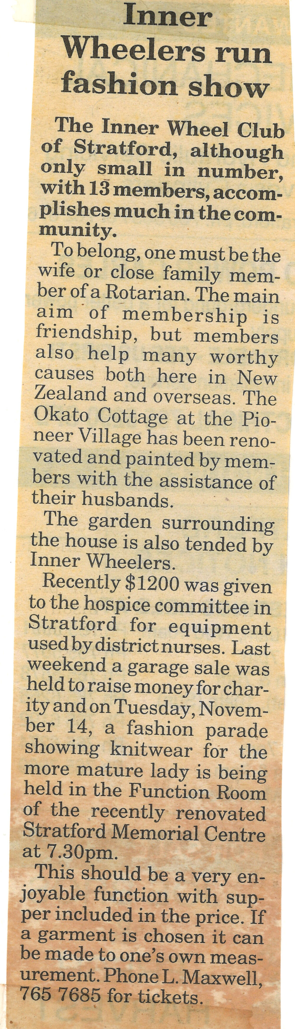 Stratford Inner Wheel