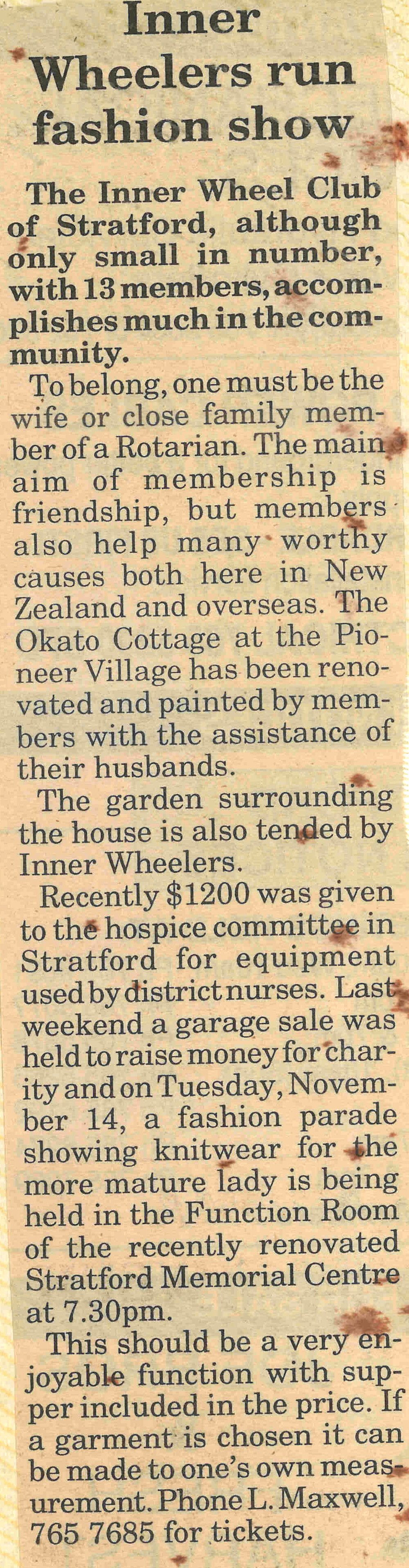 Stratford Inner Wheel