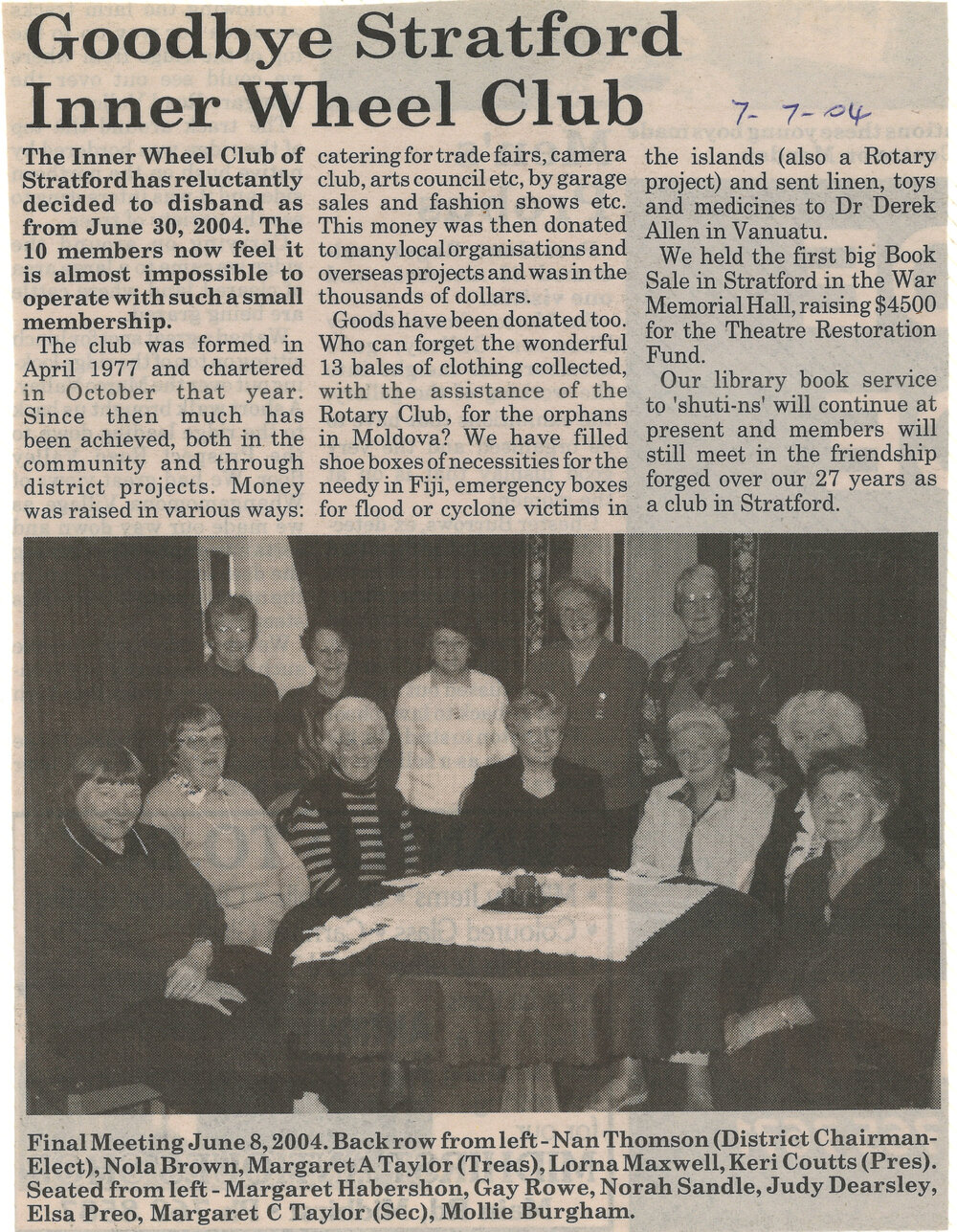 Stratford Inner Wheel