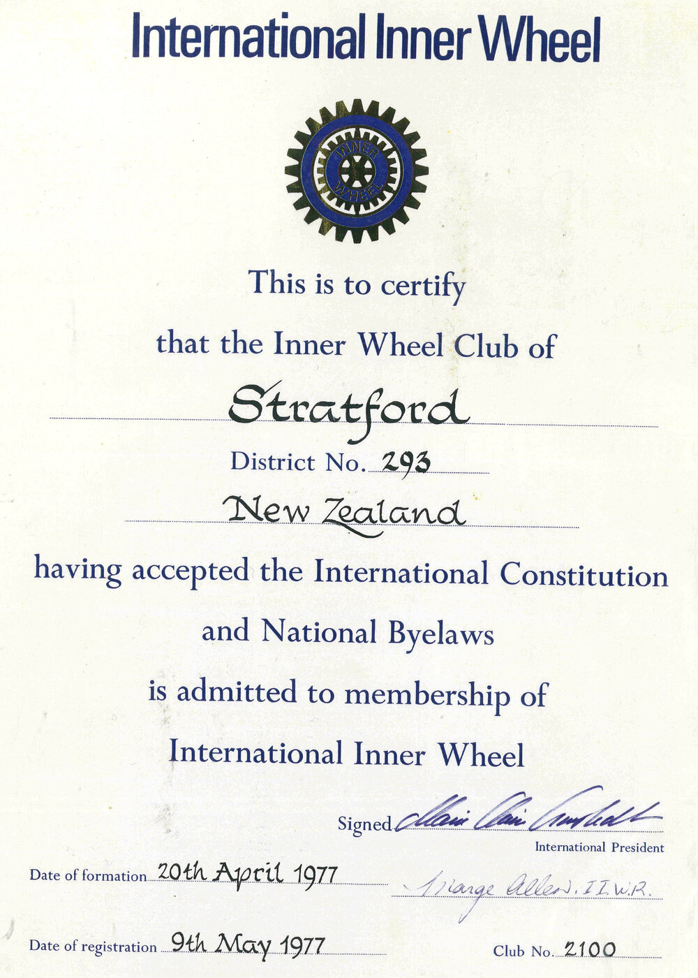 Stratford Inner Wheel