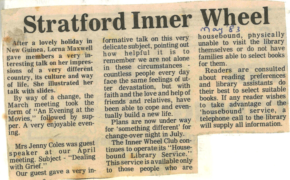 Stratford Inner Wheel