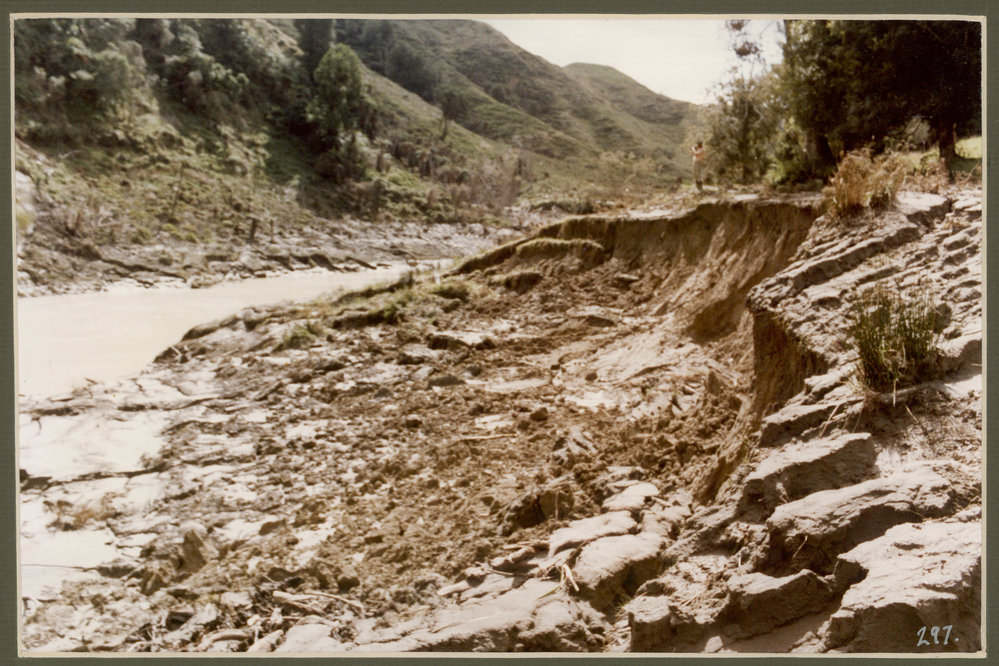 Flood damage at Kiore