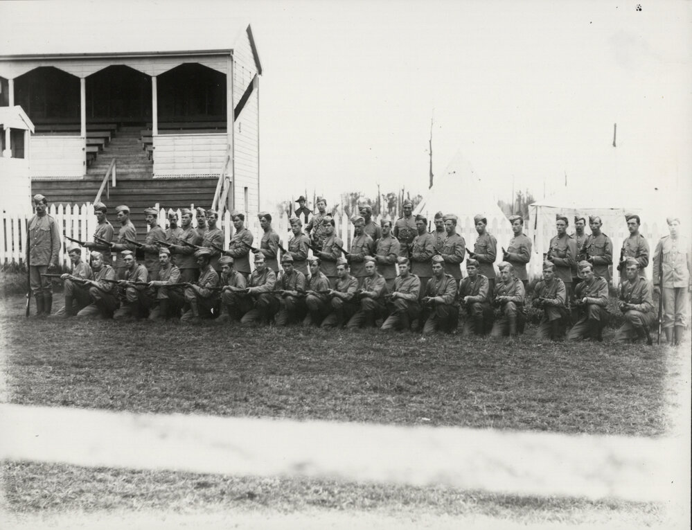Infantry camp, Stratford during World War 2. 