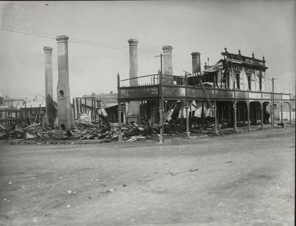 Remains of first borough chambers 