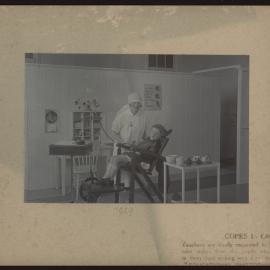 School Dental Nurse and Pupil.