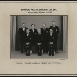 Stratford Amateur Swimming Club, Service Award Blazers, 1967- 68