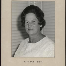 Stratford Amateur Swimming Club Life Member Mrs. V. Cave 