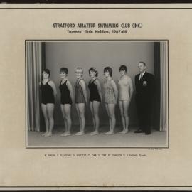 Stratford Amateur Swimming Club, Taranaki Title Holders 1967-1968