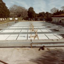Pool redevelopment 1986