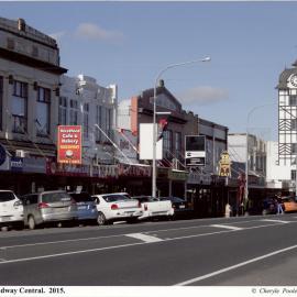 East side of Broadway Central, 2015 