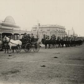 Broadway - soldiers on parade 