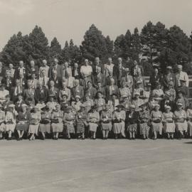 5 rows of people, possibly a reunion 