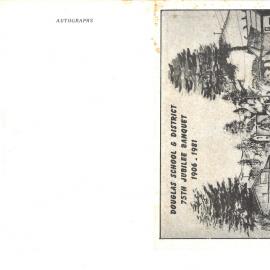 Douglas School Jubilee Menu (front)