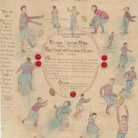Rugby Scroll - Newton Kings and Stratford Banks and Laws