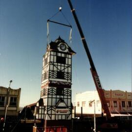 Installation of the New Clock Tower