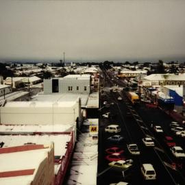 Broadway after a fall of snow