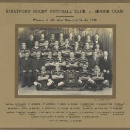 Stratford Rugby Football Club - Senior Team 1936