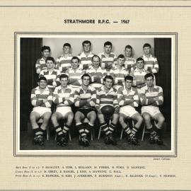 Strathmore Rugby Football Club 1967