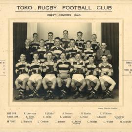 Toko Rugby Football Club First Juniors 1948