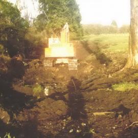 Stanley School - Milling library timber - 1981