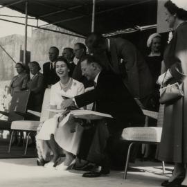 Queen Elizabeth II visits Stratford, 1954 
