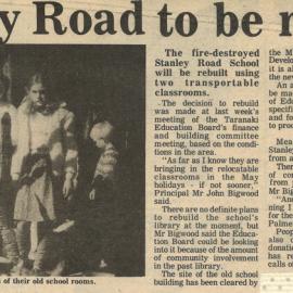 Stanley Road School Fire 1984