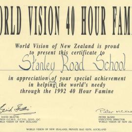 Stanley Road School 1992
