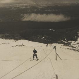 Skiers, Maunganui Ski Field. 