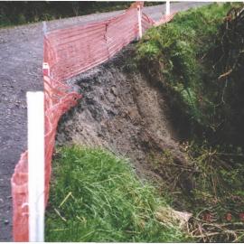 Douglas Road underslip October 1997
