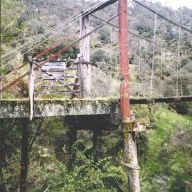 Bridge Whangamomona Road October 1997