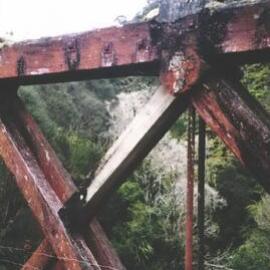 Bridge Whangamomona Road October 1997