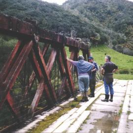 Bridge Whangamomona Road October 1997