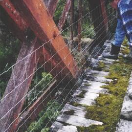 Bridge Whangamomona Road October 1997