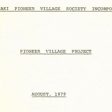 Pioneer Village Project