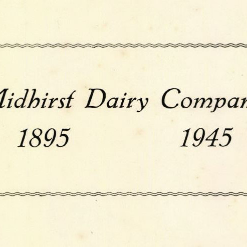 Midhirst Dairy Company Golden Jubilee - 1895-1945