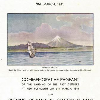 Centennial of Taranaki Souvenir Programme - 31 March 1941