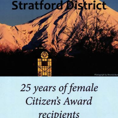 Celebrating Women of the Stratford District - 25 years for female Citizen's Award recipients - Gloria Webby