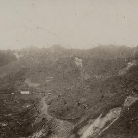 Cuttings on Te Wera side of the Mohakau Tunnel 