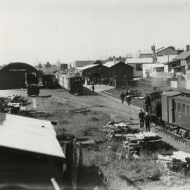 Stratford railway station and yards, around 1903