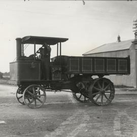 An early Council steam wagon, the Foden