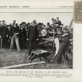 Historic scene recalled by the completion of the Stratford Railway