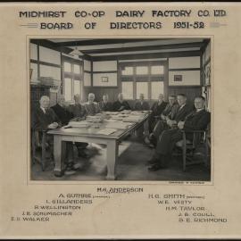 Midhirst Co-operative Dairy Company Board of Directors 1951-1952 