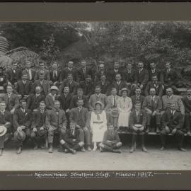Newton King's Stratford Staff, March 1917