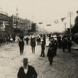 After turning the first sod on new Railway 