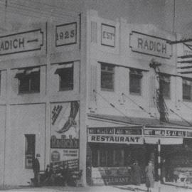 Radich building, now Casa Pequena cafe