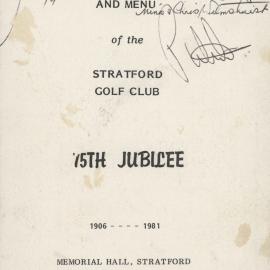 Stratford Golf Club 75th Jubilee 